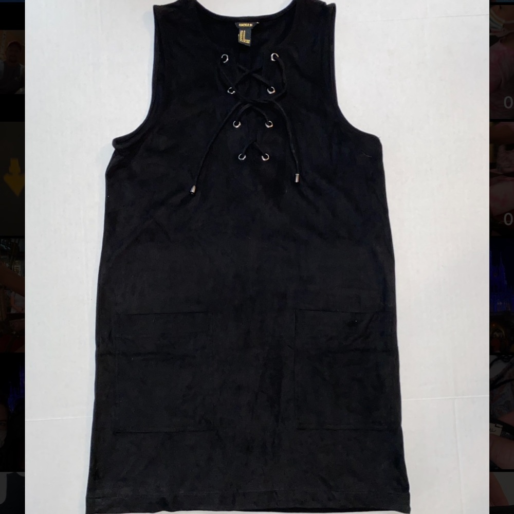 Suade Black Dress